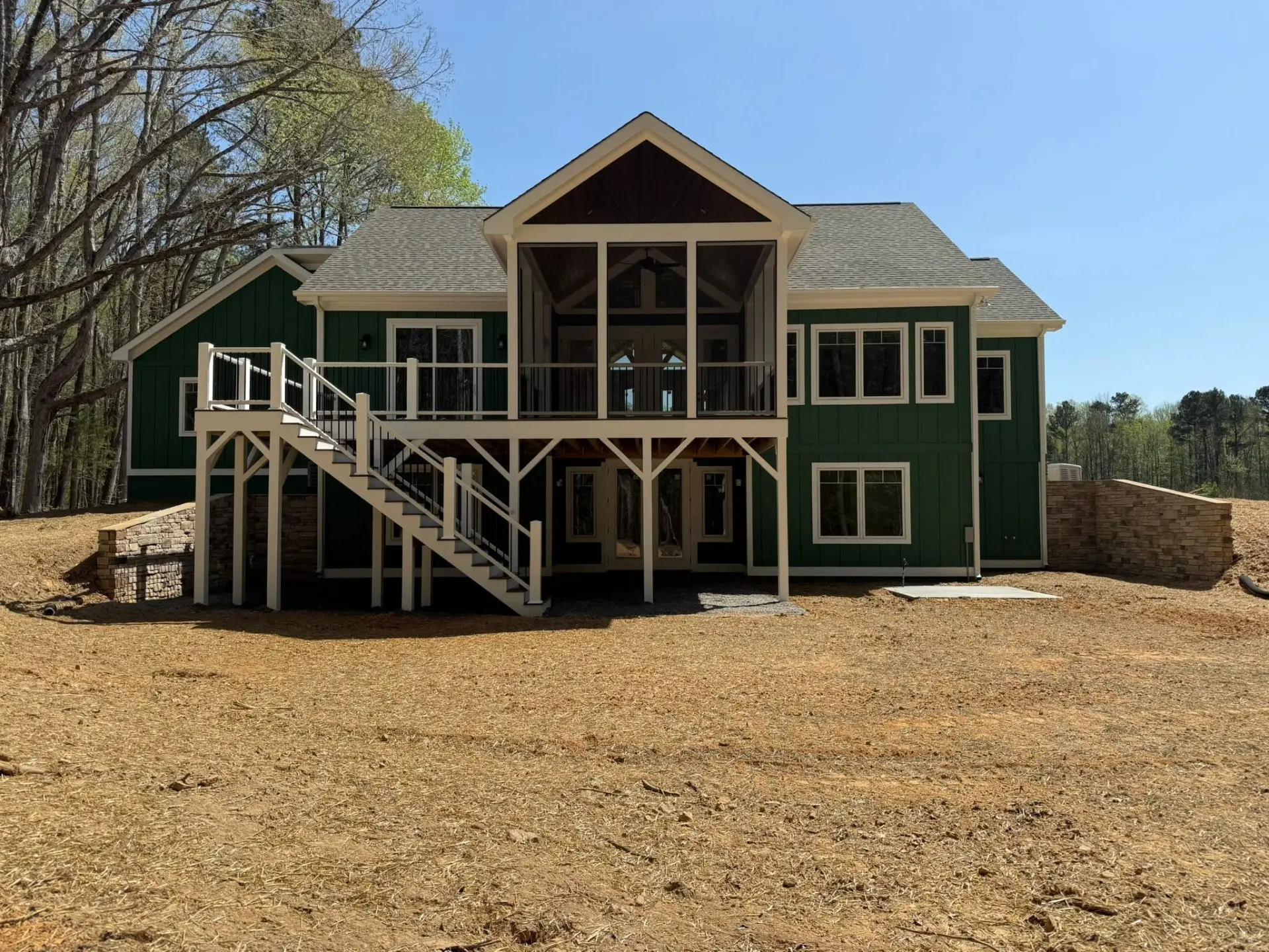 Custom home exterior — Zebulon, NC